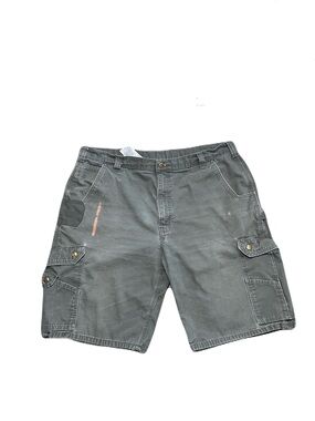 Carhartt B357 MOS Carpenter Cargo Short Men’s Size 42 Paint Splatter Faded